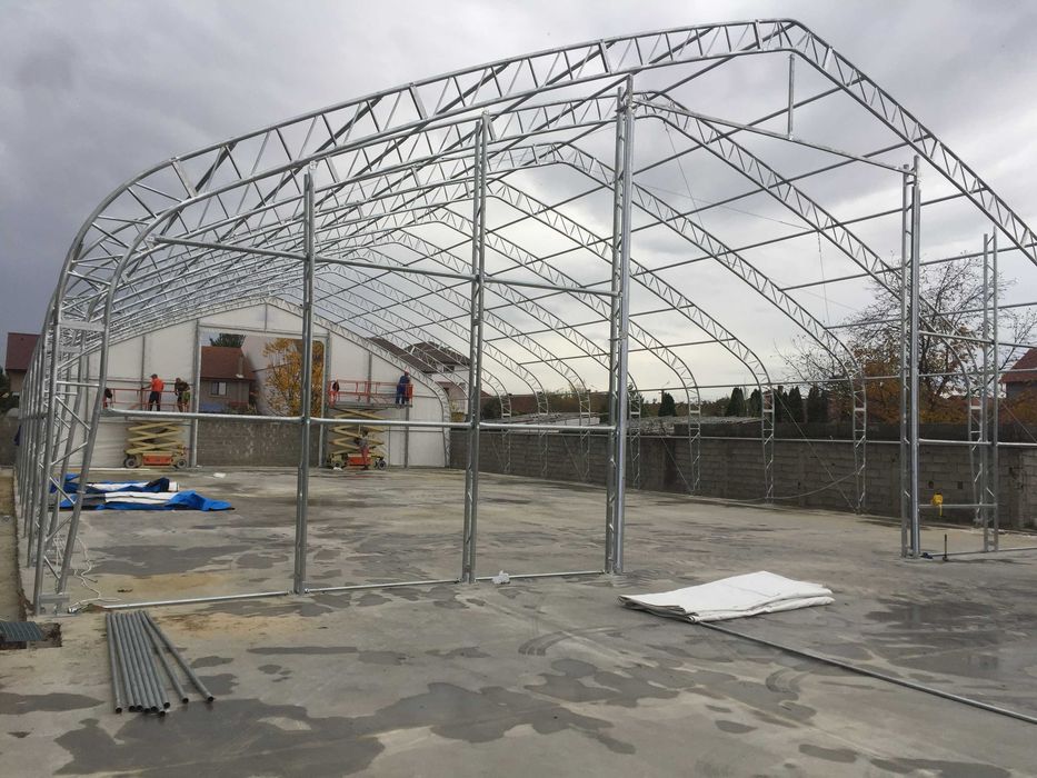 Hala metalica din otel zincat-18,3x30,5x7,6 m