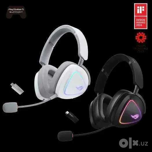 ASUS ROG Delta II — беспроводные игровые наушники , Bluetooth/2.4 ГГц,
