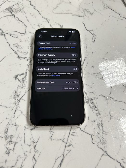 iPhone 15 pro 512GB без забележки