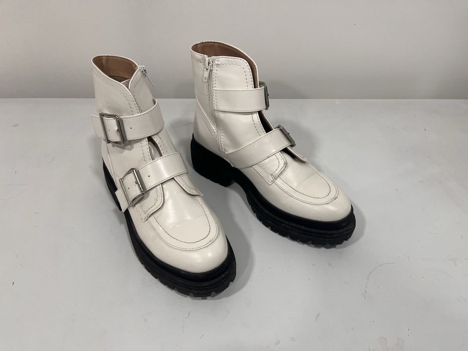 Ghete dama albe, marimea 39