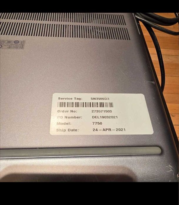 Laptop Dell  i7 gen.10