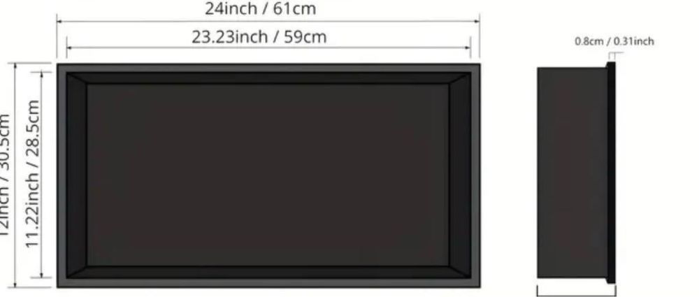 Raft baie incastrat in perete