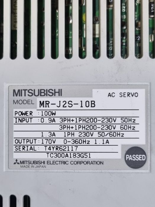 Серво управление MR-J2S-10B.