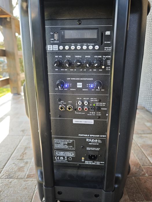 Boxa Ibiza Sound PORT15UHF-BT