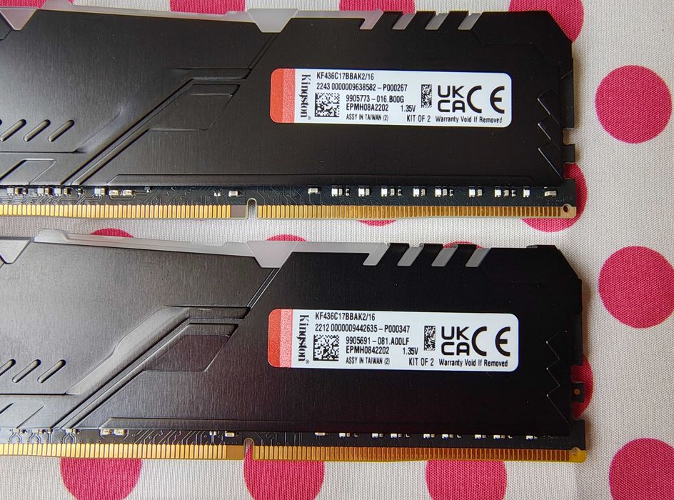 Memorie Ram Fury Beast RGB 16GB (2x8GB) DDR4 3600MHz.