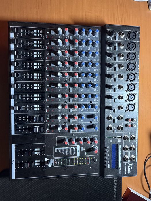 Mixer audio the t.mix XMX 1402FX MP USB – 12 canale, USB/Bluetooth/SD