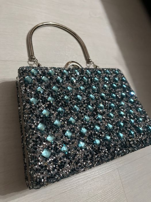 Тюркоазена Чанта с камъни