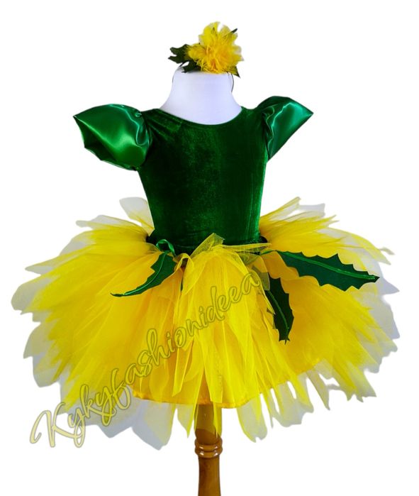 Mac costum serbare rochiță roșie Mac, 3,4,5,6,7 ani