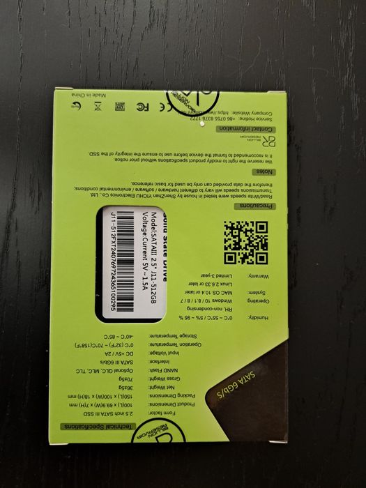 SSD Billion reservoir j11 512gb