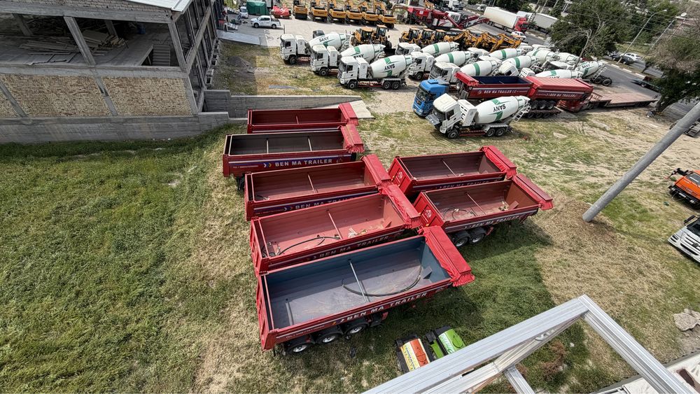 Treller, samostval, kran, truck, pritsep