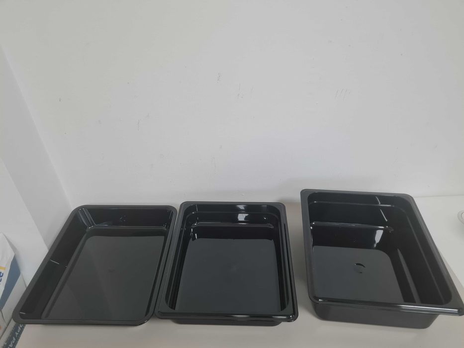 Гастронорм тавичка 1/2 х 100 мм, 1/2 х 50 мм , 1/2 х 65 мм черна