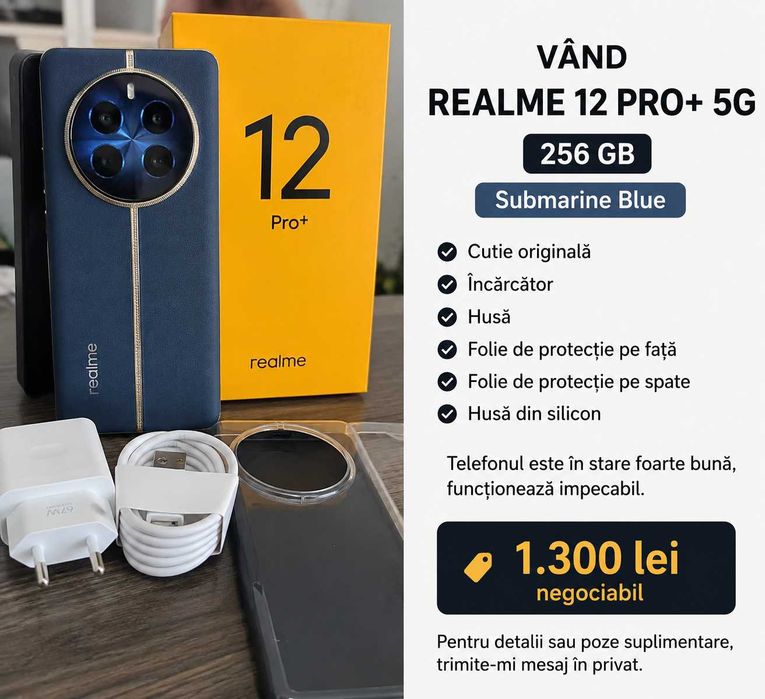 Vand telefon realme 12 pro plus 5 g