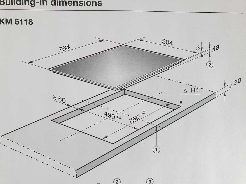 Miele Индукционен Плот Котлони 4 зони за Вграждане Миеле