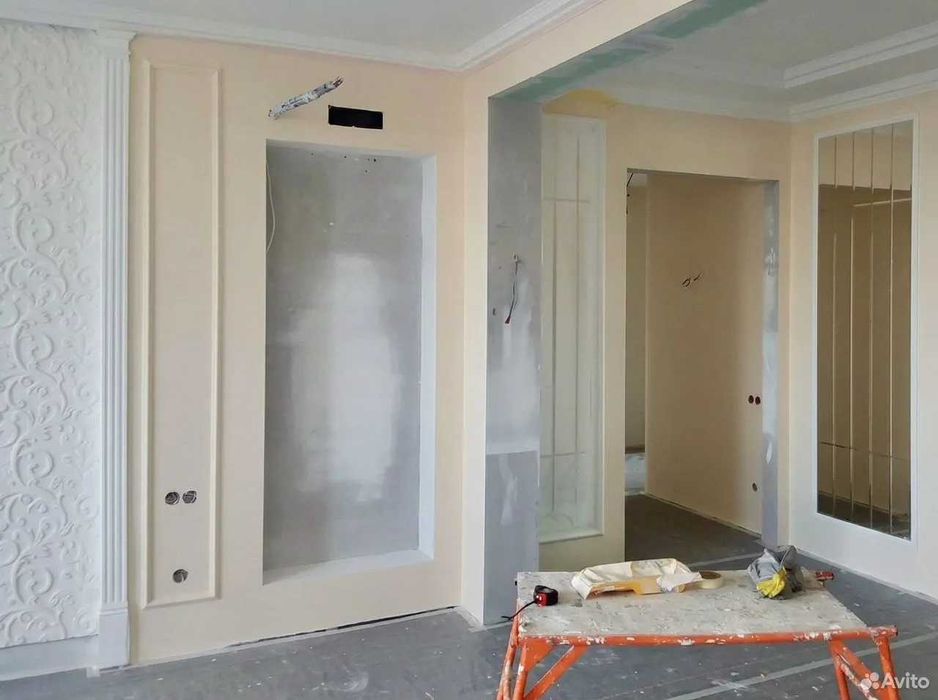 Шпаклевка•Обои•Штукатурка•Малярка•Кафельщик•Сантехник•Электрик•Откосы