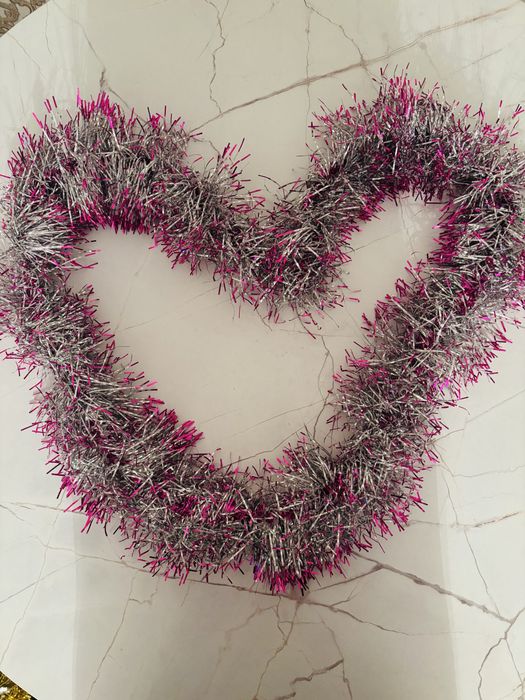 Новогодние дожди бусы игрушки