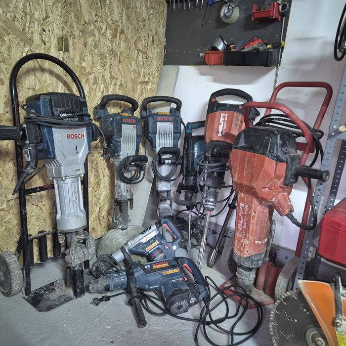 Inchiriei scule picamer demolator placa vibranta mai compactor rotoper