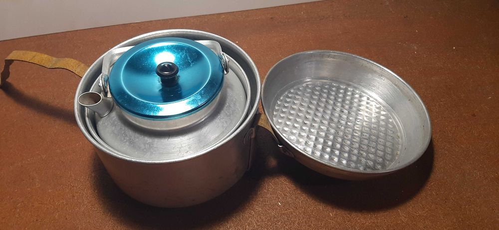 Бензинов котлон Gustav Barthel Juwel 34 и войнишки комплект