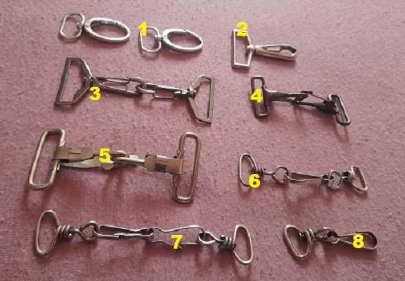 Carabiniere din otel nichelat