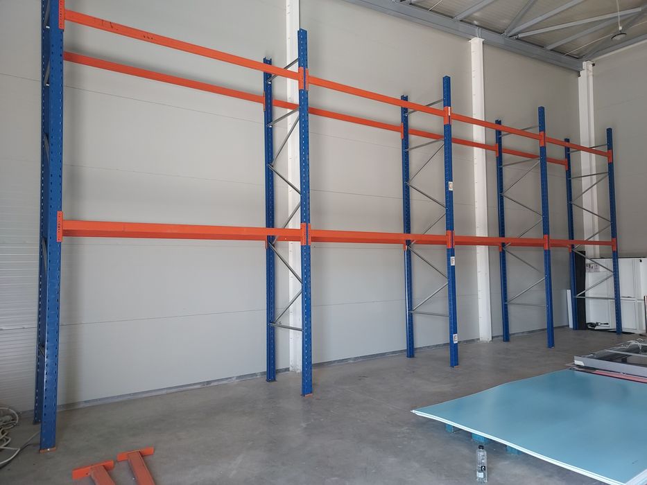 Depozitare euro paleți Rafturi