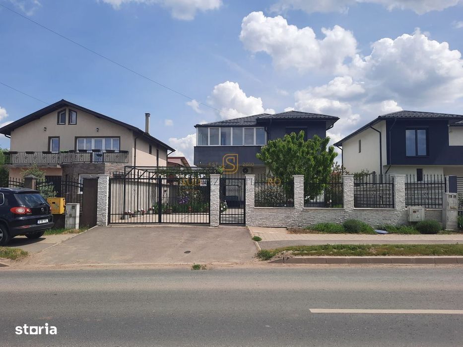 Vila individuala, 4 camere, curte 290 mp, mobilata si utilata, Ilfov