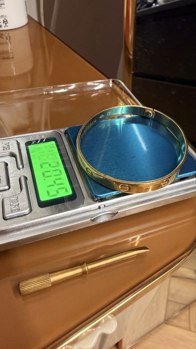 Золотой браслет ЛИТОЙ