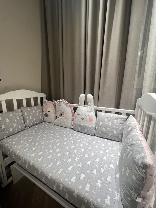 Бортики на детскую кроватку