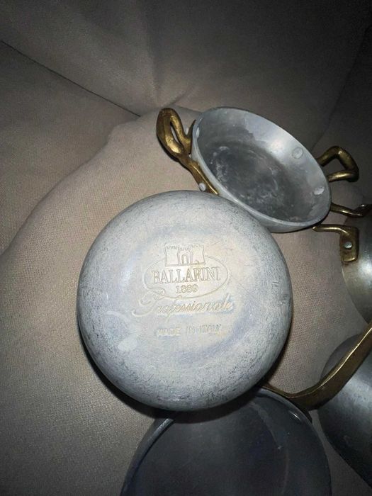 Set 5 mini-vase Ballarini 1889 Professionale – Aluminiu & Alamă