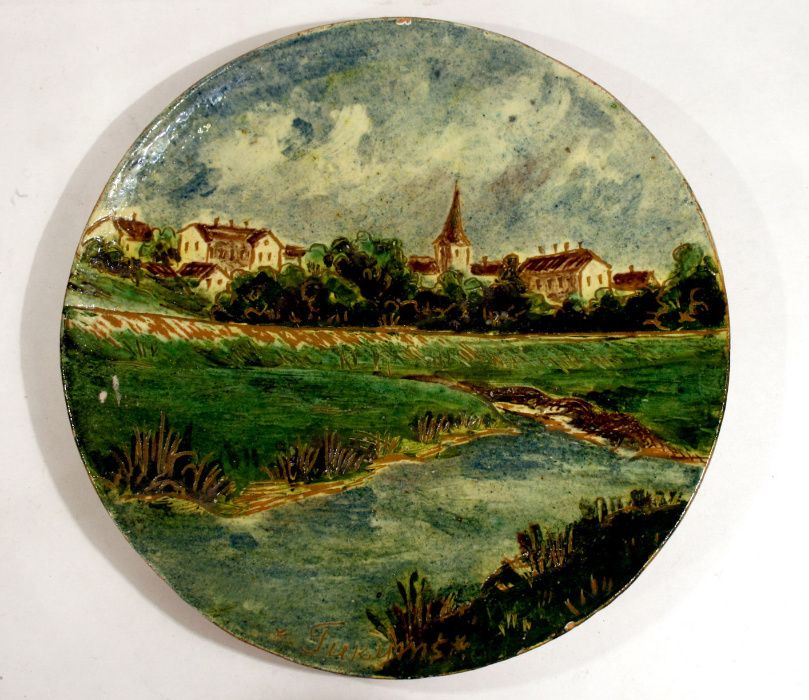 Настенная торелка, авторская работа