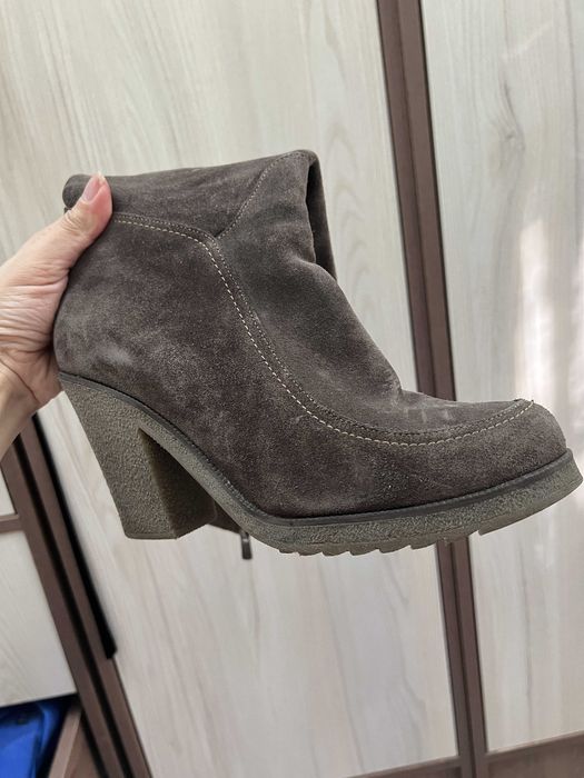 Продам сапоги замшевые