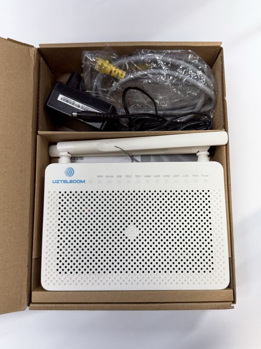 Huawei HG8245H5 — GPON-роутер для UZTELECOM (оптика, Wi-Fi 2.4/5 GHz)