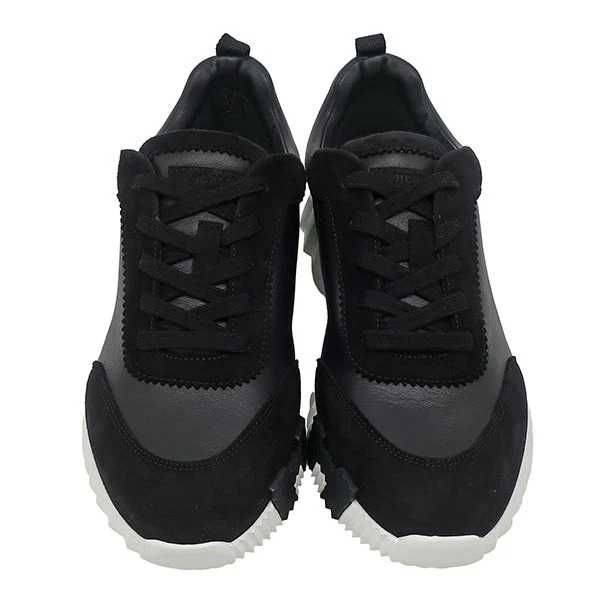 Hermes Хермес Paris Bouncing Sneakers Black and White (40-45 номер) LUX CLASS