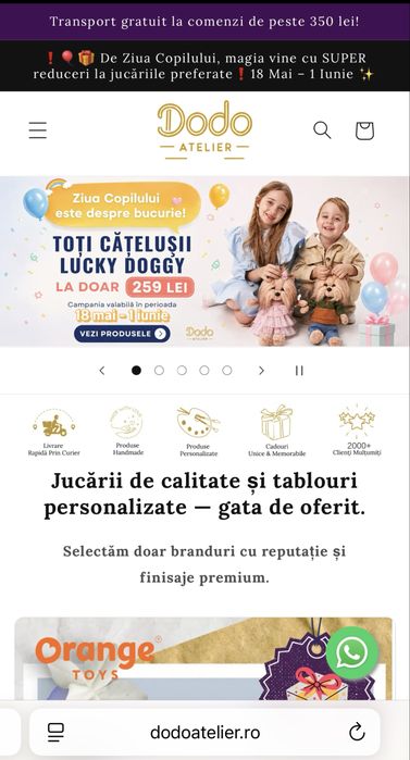 Ofer Servicii Dezvoltare Website si Magazine Online