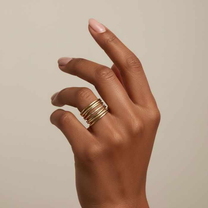 Bijuterii din otel inoxidabil placate cu aur de 18K