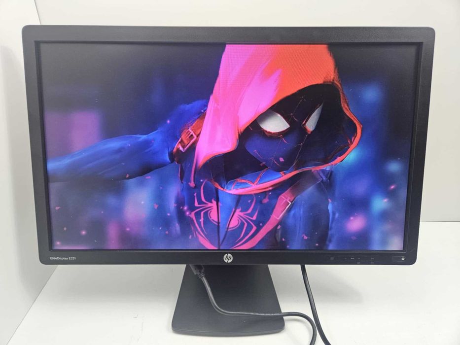 +Гаранция! IPS Монитор HP EliteDisplay E231 23" инча + кабели