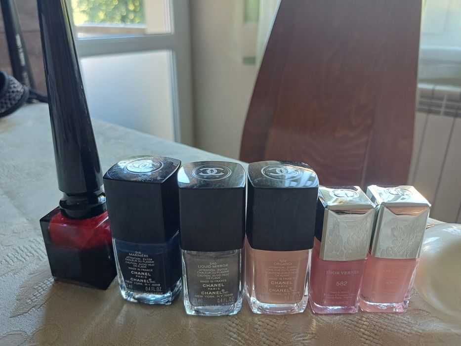 Chanel, Cristian Dior, YSL фон дьо тен и лакове