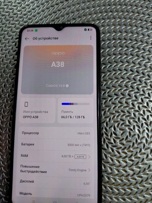 Продам телефон Oppo a38