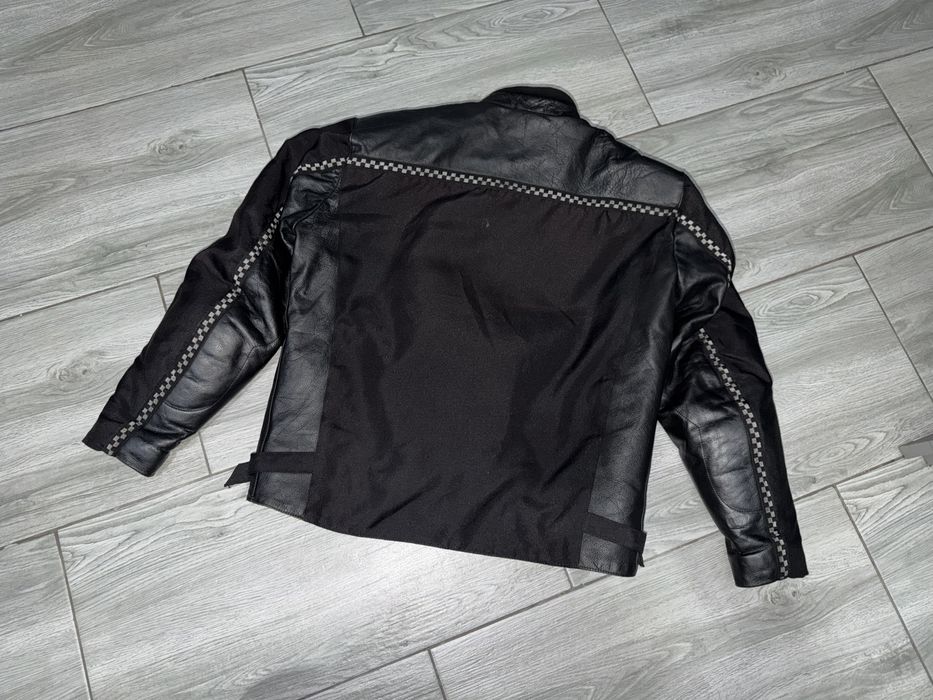 Geaca moto Harro piele și textil