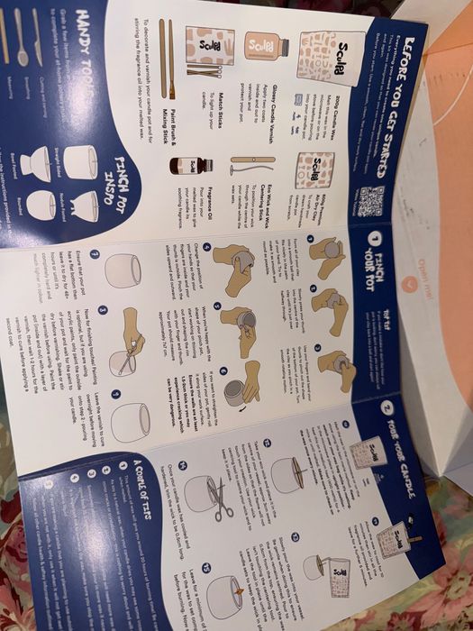 Соев Сет за правене на свещи