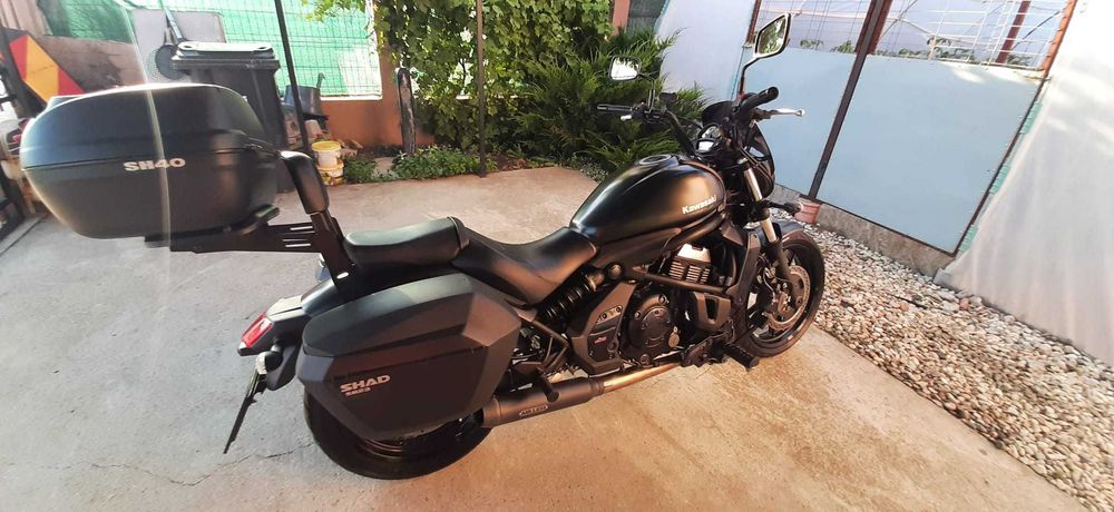 Kawasaki Vulcan S / Evacuare Miller / Top Case + Genti Laterale / Sissy Bar / Parbriz