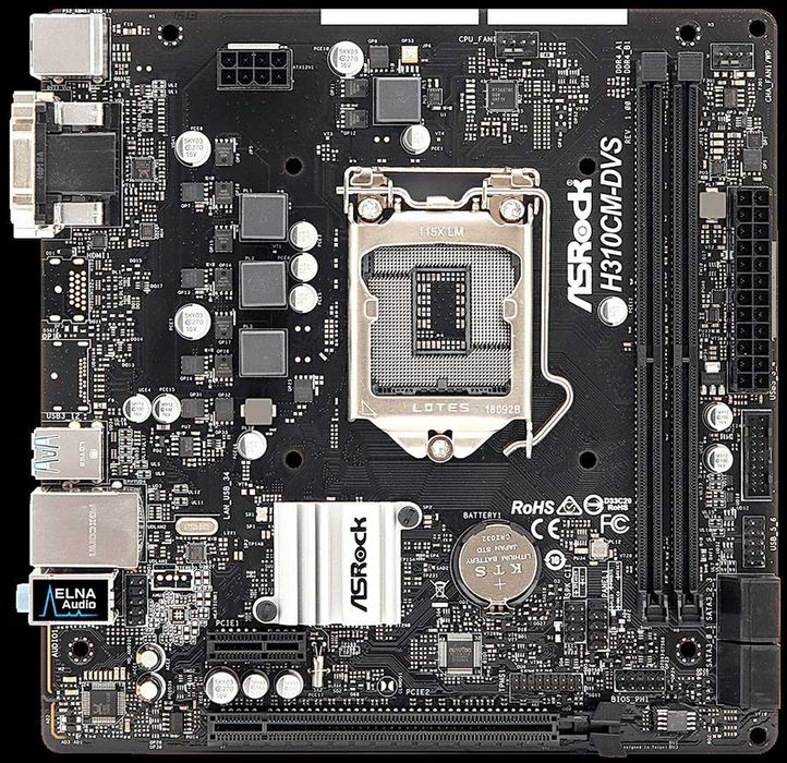 Офисный компактный компьютер 9-го поколения с красной подсветкой.