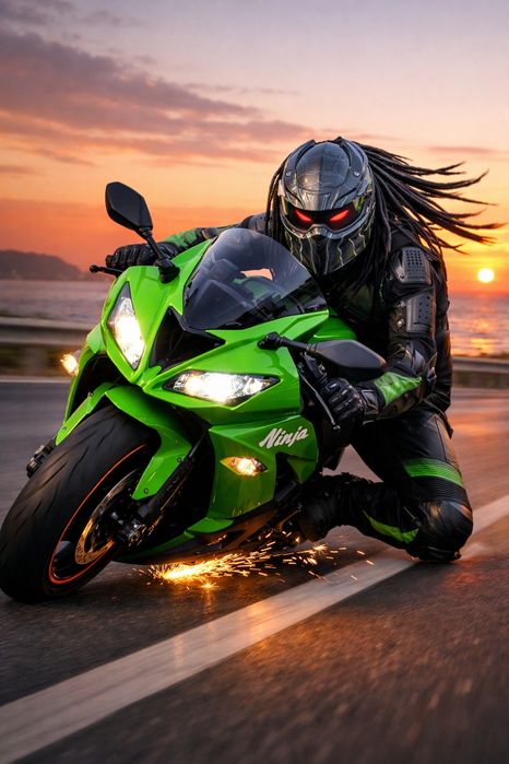 Мото шлем ХИЩНИК