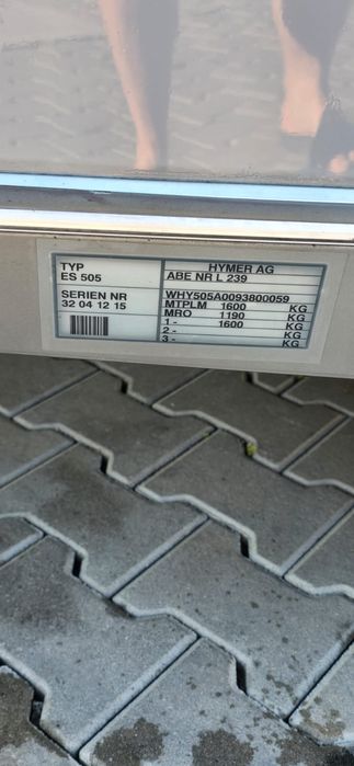 Rulota Hymer Swing 2009