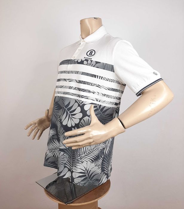 Bogner Floral Polo - Oригинална мъжка тениска с яка р-р 52 / L