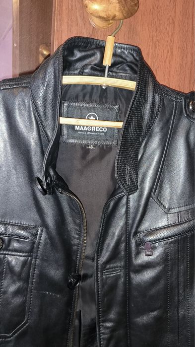 Продам кожанную куртку 48 размера