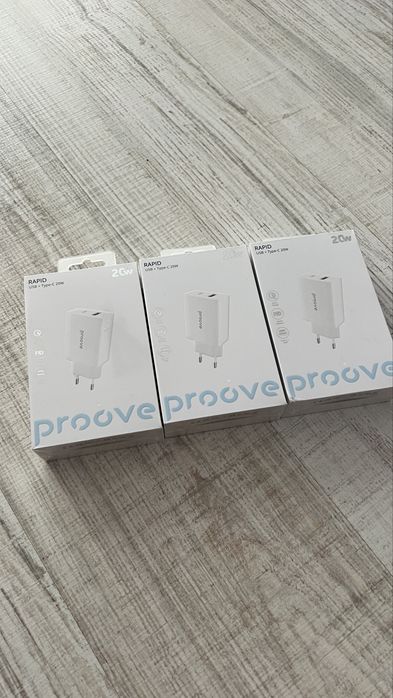 Зарядно Proove Rapid 20W (USB + Type-C) - ново, запечатано