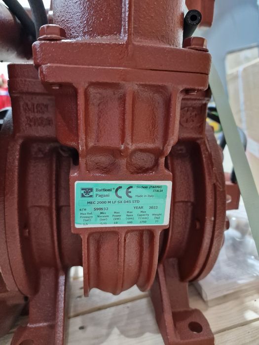 Pompa vidanja import Italia pompă vacum trage și împinge baga 2750 lit