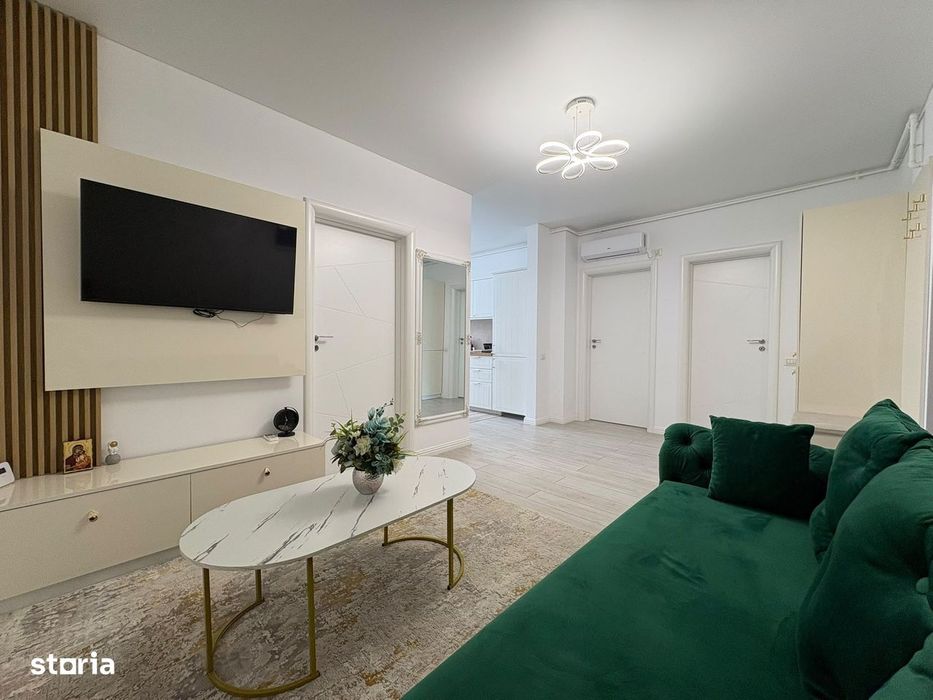 Ap. 3 Camere Complet Mobilat, Metrou 3 Minute, Bloc Nou, Comision 0%
