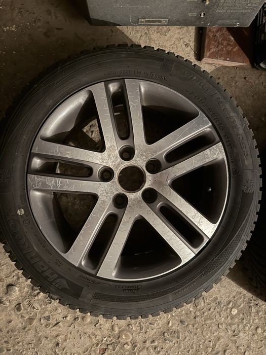 Jante aliaj Anvelope Hankook  205/55/R16 91T ( iarna 4 buc )