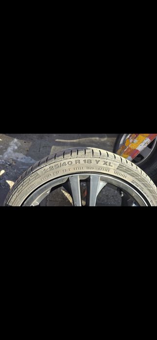 Jante 5×112 r18 anvelope vară 4 buc