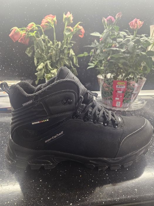 Мъжки високи зимни обувки